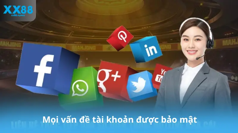 Mọi vấn đề tài khoản được bảo mật