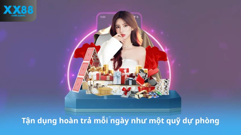 Tận dụng hoàn trả mỗi ngày như một quỹ dự phòng